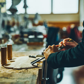 ヴァイオリン製作科の画像